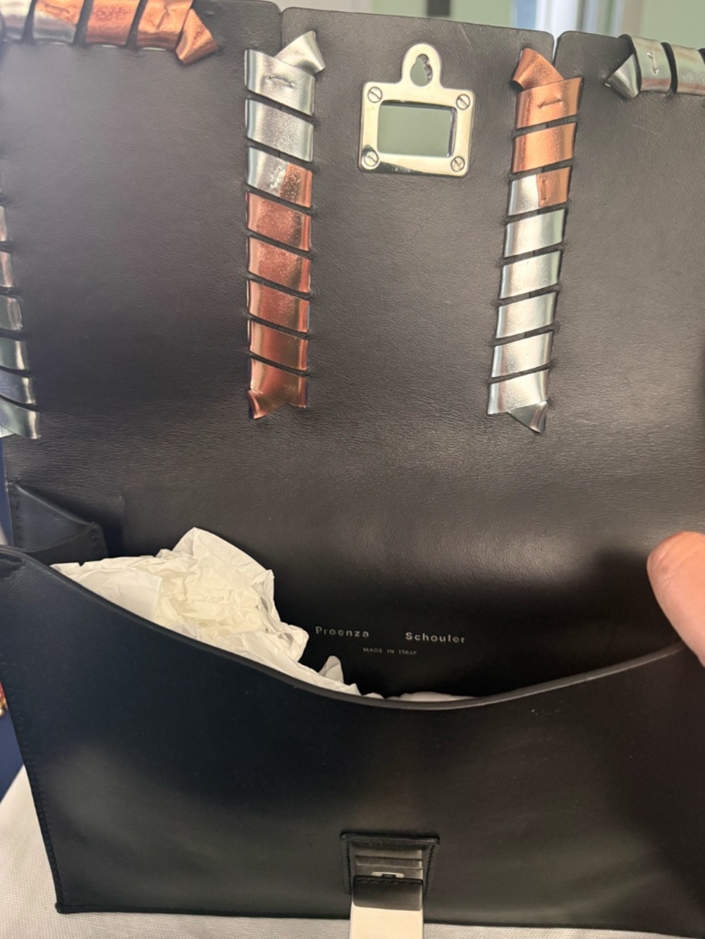 Proenza Schouler Leather Clutch, NWOT! - Picture 12 of 14